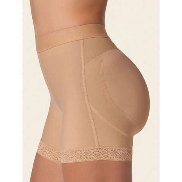 Leonisa NWT womens mid rise sculpting butt lifter shaper short XL - Picture 6 of 8